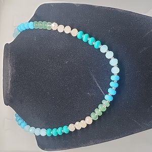 Necklace so pretty colors for summer.